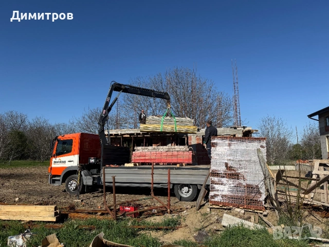 Транспортни услуги със самосвал 12т с кран, снимка 8 - Хамалски услуги - 54590377