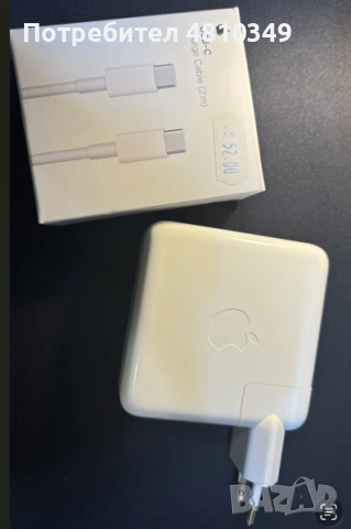 Apple Macbook зарядно ОРИГИНАЛНО A1617 USB-c, снимка 2 - Друга електроника - 54569652