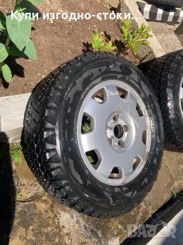 Гуми Офроуд Goodyear 205/70/15 с джанти Ауди 5х112, снимка 4 - Гуми и джанти - 55231714