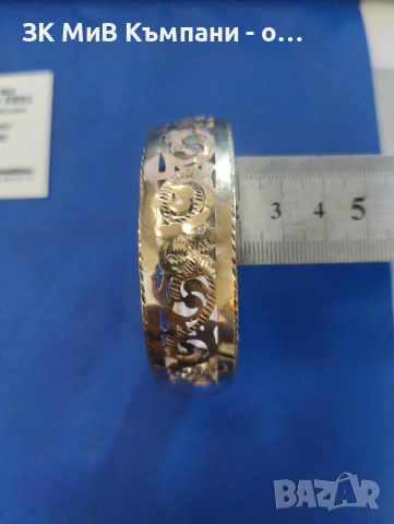 Златна дамска гривна 14.44гр-14к