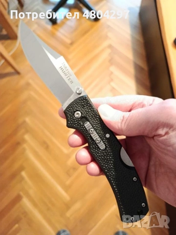 Сгъваем нож Cold Steel Double Safe Hunter, снимка 6 - Ножове - 54493697