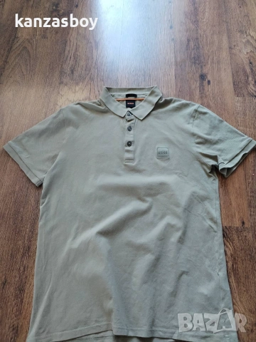 BOSS Orange Passenger slim fit polo shirt - страхотна мъжка тениска ХЛ, снимка 6 - Тениски - 55278849