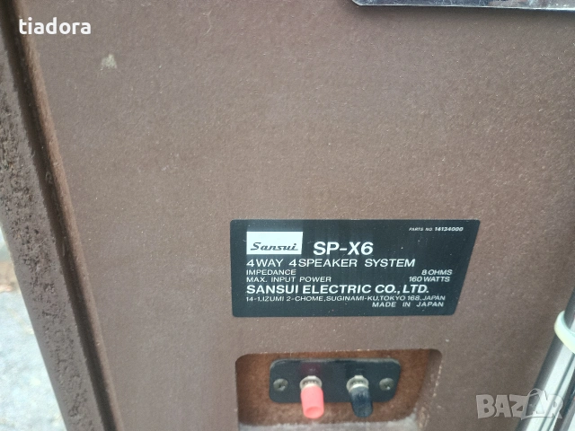Sansui SP-X6 + оригинални стойки Maja (Топ състояние), снимка 11 - Тонколони - 55227894