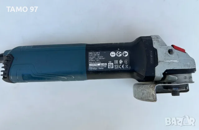 BOSCH GWS 14-125 S - Мощен ъглошлайф 1400W с обороти , снимка 5 - Ъглошлайфи - 55365492
