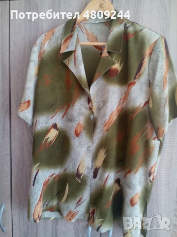 Копринена риза къс ръкав № 46 