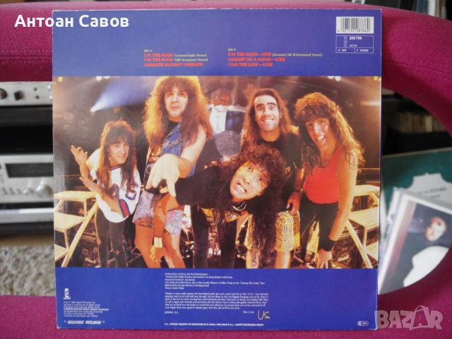 ANTHRAX, снимка 2 - Грамофонни плочи - 54439287