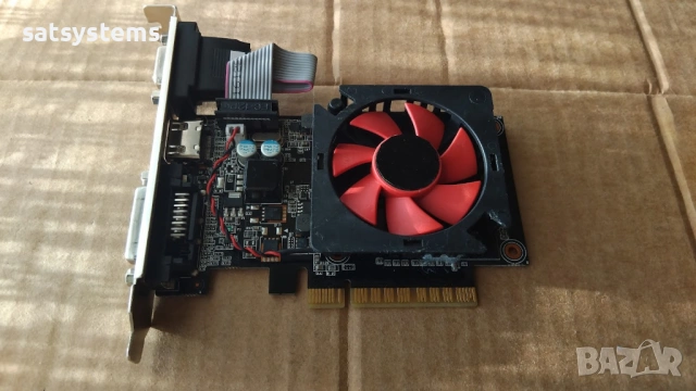 Видео карта NVidia GeForce Palit GT710 HDMI 2048MB GDDR3 64bit PCI-E, снимка 5 - Видеокарти - 54017688