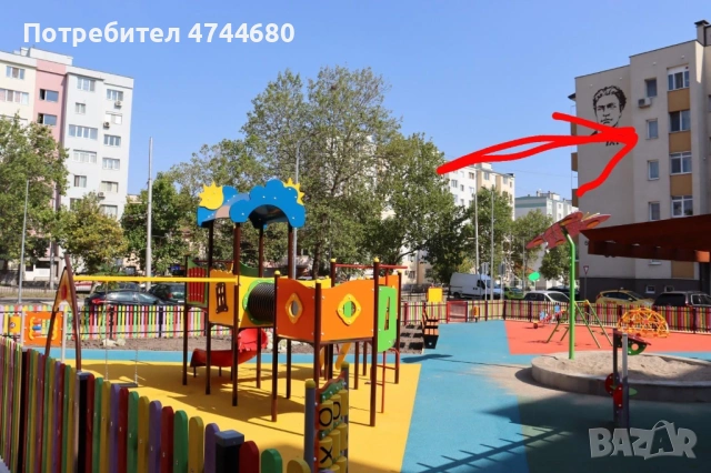 Прекрасен, слънчев, двустаен апартамент 65 кв в квартал Възраждане, Хасково 