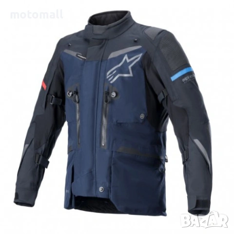 Мото яке ALPINESTARST BOULDER GORE-TEX BLACK/BLUE, снимка 2 - Аксесоари и консумативи - 54481846