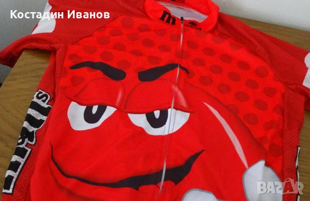 M&M's дамско / детско вело джърси трико тениска, снимка 3 - Спортна екипировка - 55160054
