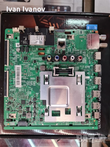 Samsung UE43RU7172U работещ, за части, счупен екран. , снимка 10 - Телевизори - 55136745