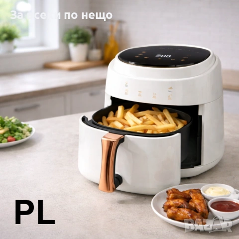 Промо комплект 1+1: Air Fryer Silver Crest Extra Large 2400W + Мултикукър Rosberg R51985E5 Код P2383, снимка 2 - Други - 54404146