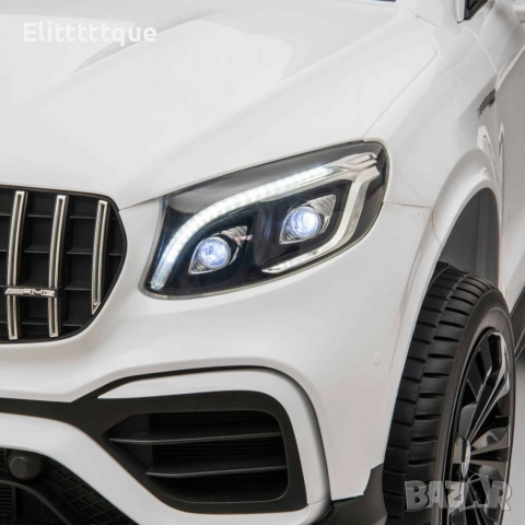 Акумулаторен джип Mercedes GLC63 COUPE 4X4 с меки гуми 12V, снимка 15 - Други - 54970234