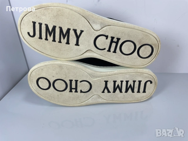 Jimmy Choo ROME Кожени маратонки 37 Оригинал, снимка 10 - Маратонки - 55098525