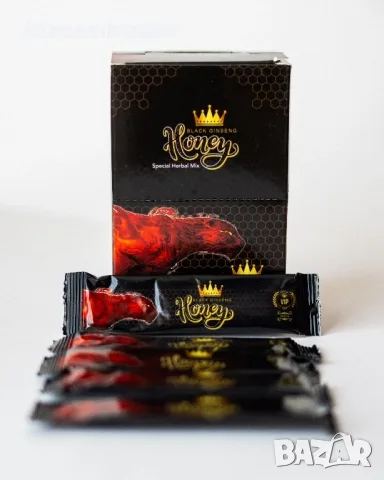 Black Ginseng Honey – Билков мед с черен женшен и  епимедиум | 12 сашета