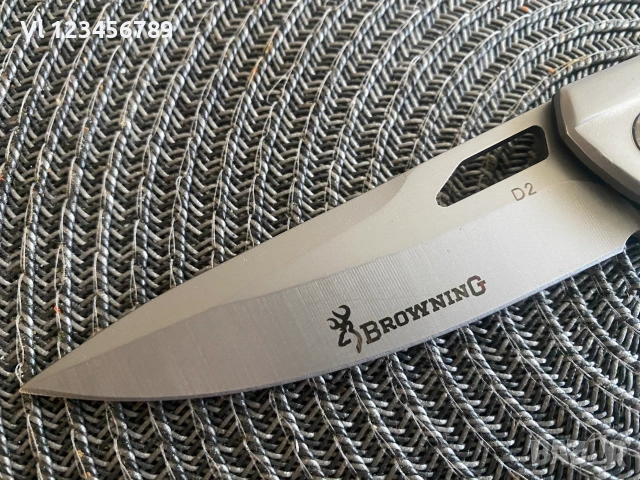 Сгъваем нож Browning D2 ( полу автоматичен) 100х210, снимка 2 - Ножове - 55052018
