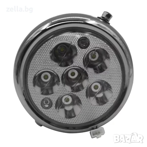 Кръгъл LED фар 5 инча за електрически скутер Citycoco, Harley, мотоциклет и ATV 12V-80V 50000ч 10423, снимка 10 - Нумизматика и бонистика - 54694620