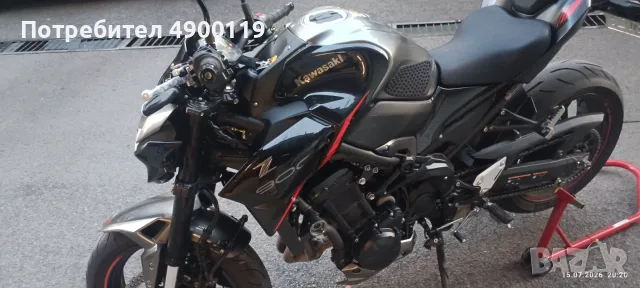 Kawasaki Z900 (2023) – 125 к.с. | Като нов, ТОП състояние, Генерация ARROW & нови гуми!, снимка 3 - Мотоциклети и мототехника - 55440102