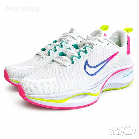 Дамски маратонки Nike Zoom X Plus   Бял/Розов, Размер 36-40, снимка 5 - Маратонки - 55494431