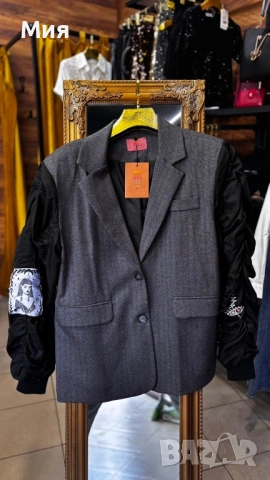 Дамско екстравагантно сако, снимка 2 - Сака - 54124320