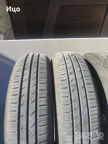 гуми 165 70 14 летни kumho.dot 44 23 г.две 6 мм 2 6.5 мм.бед лепенки и дефекти