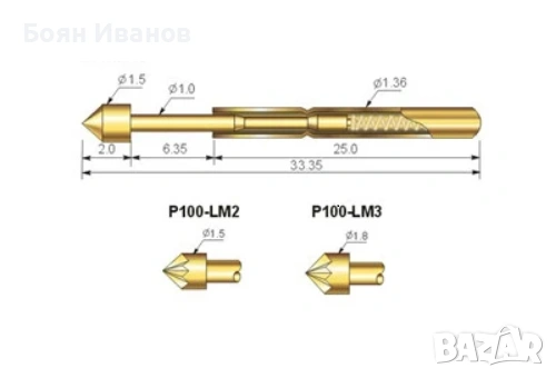 Тест игли P100-LM2 LM3 