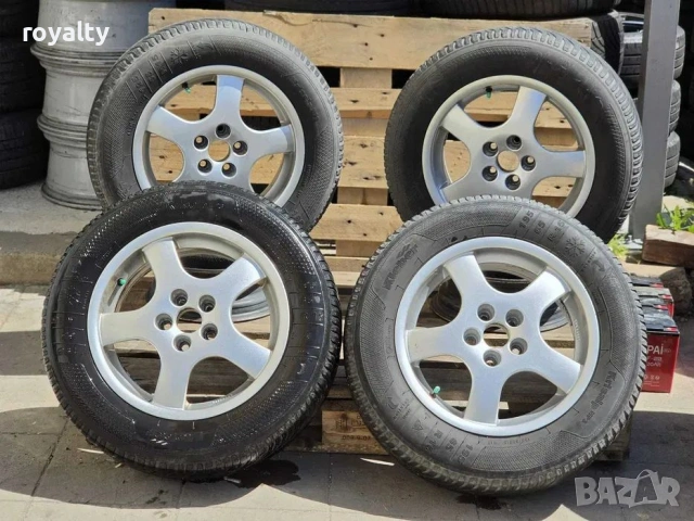 5х100 15 Джанти VW Golf 4 Skoda Fabia Seat Ет 35 J 6.5 ЦО 57.1 СЪС ВТУЛКА 195 65 15 подарък гуми  Бе, снимка 2 - Аксесоари и консумативи - 54375510