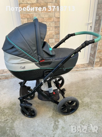 Количка Milu Kids бебешка количка 2в1, снимка 2 - Детски колички - 54660492