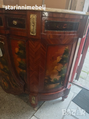 Елегантен бароков комод, снимка 8 - Шкафове - 53992395