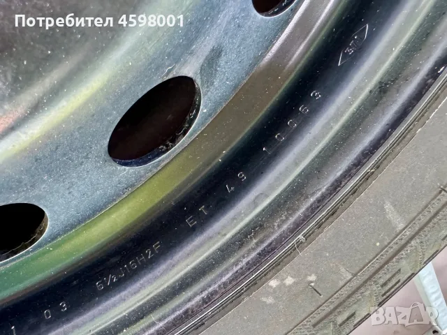 НОВА Резервна гума+джанта 16цола 4x100 за Renault,Dacia,Nissan, снимка 11 - Гуми и джанти - 55315373