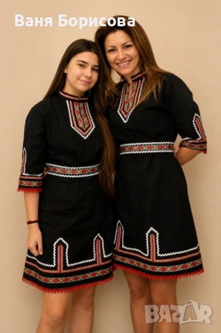 Рокли с фолклорни мотиви.Туники.Мъжки ризи. Изработка по индивидуални размери без оскъпяване