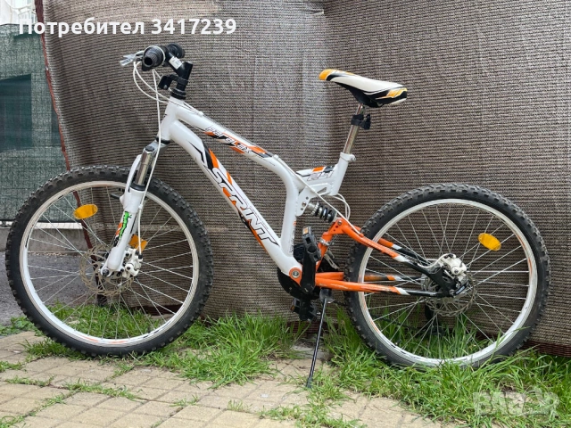 Детски / юношески велосипед Sprint 24” full suspension, дискови спирачки