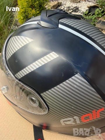 Каска Scorpion Exo R1 Air Carbon, снимка 17 - Аксесоари и консумативи - 54799223