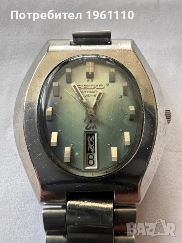 SEIKO "LORD MATIC", РАБОТЕЩ ЗЕЛЕН ЦИФЕРБЛАТ., снимка 4 - Антикварни и старинни предмети - 55398608
