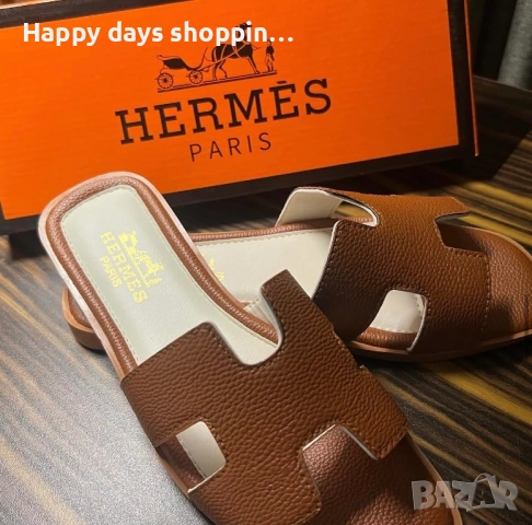 Hermes Дамски чехли , снимка 2 - Чехли - 54806248
