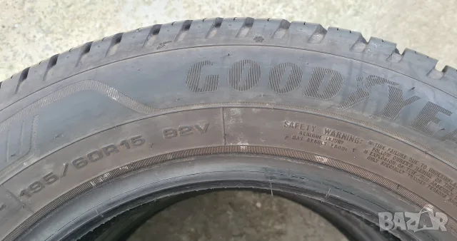 2 бр Гуми 195/60R15 цола Goodyear всесезонни M+S, снимка 2 - Гуми и джанти - 55343535
