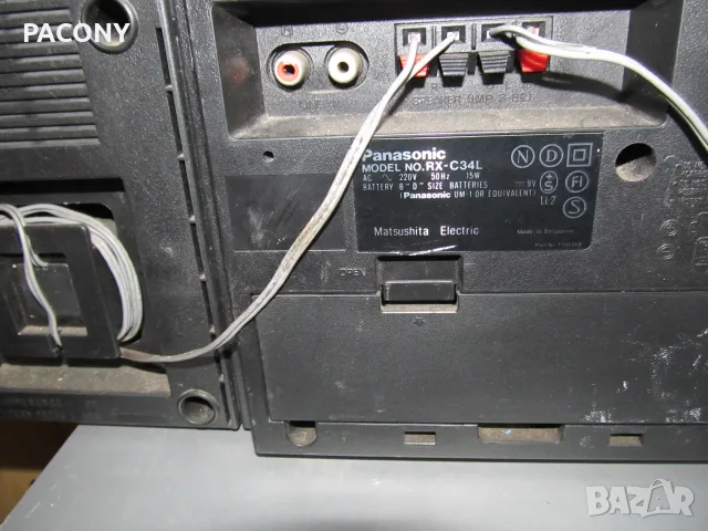 радиокасетофон PANASONIC RX-C 34 L , снимка 4 - Радиокасетофони, транзистори - 49420944