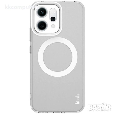 За Oppo Reno14 5G IMAK Магнитен Калъф PC + TPU с Прозрачен Гръб и Скрийн Протектор, снимка 2 - Калъфи, кейсове - 54966959