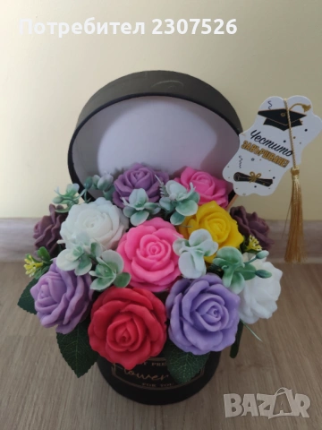 Букет , снимка 9 - Изкуствени цветя - 54399380
