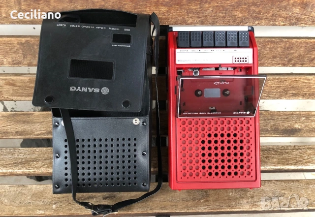 Касетофон Vintage SANYO M2541E-като Нов!