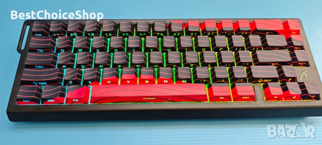MAMBASNAKE Безжична геймърска клавиатура Attack Shark X68PRO HE с бърз тригер, снимка 4 - Клавиатури и мишки - 55039239