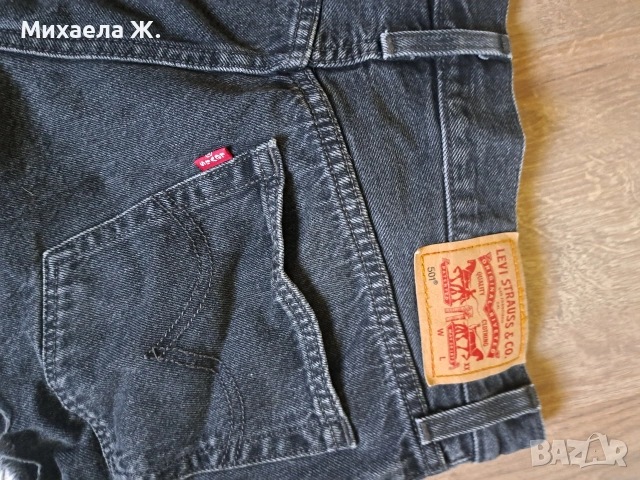 Дънкови къси гащи Levi's , снимка 4 - Къси панталони и бермуди - 54453582