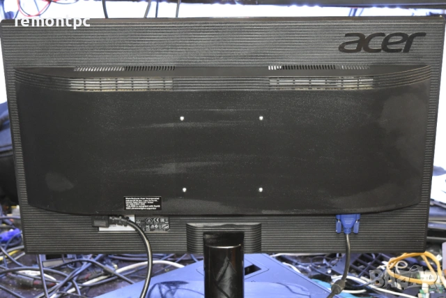 Монитор 23.6" Acer KA240HQ Full HD тви входа, снимка 6 - Монитори - 54916608