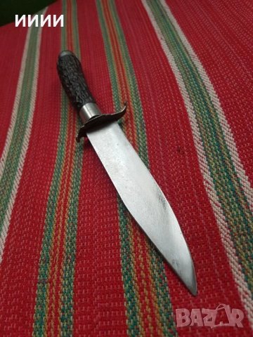 Туристически нож кама с кания , снимка 4 - Ножове - 54545004