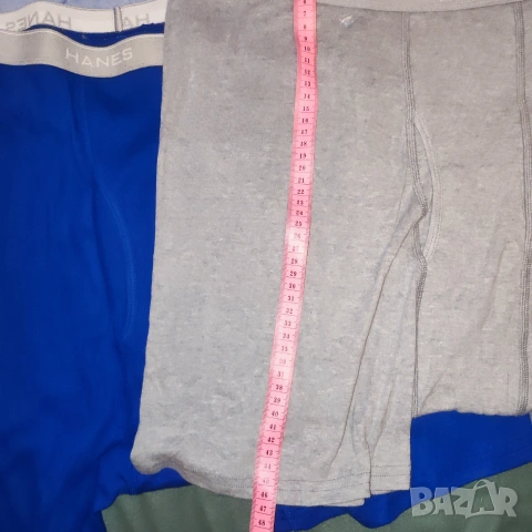 Чисто нови памучни мъжки боксерки HANES, размер 3XL (5 броя, снимка 4 - Бельо - 55271349