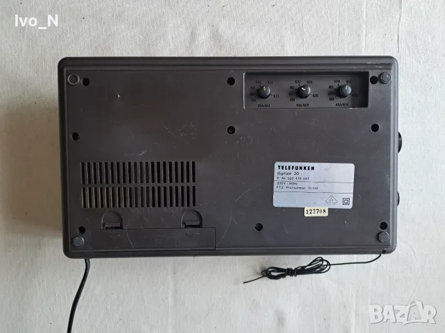 Ретро радио часовник Telefunken digitale 30., снимка 6 - Радиокасетофони, транзистори - 55392092