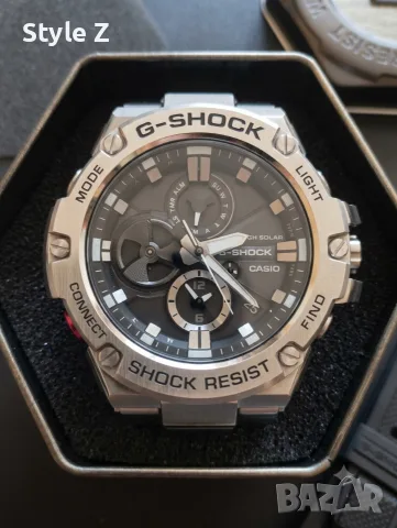 Продавам Casio G-Shock G-STEEL (GST-B100D-1A) + 2 Оригинални Каишки