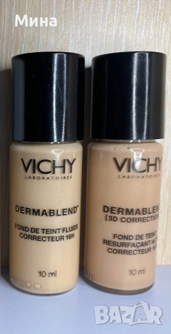 Фон дьо тени и козметика Vichy, La Roche Posay