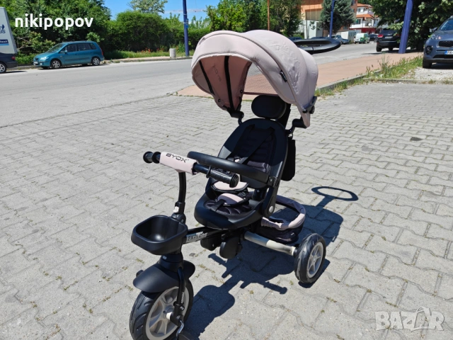 BYOX Сгъваема детска триколка EXPLORE бежов, снимка 6 - Други - 54645928
