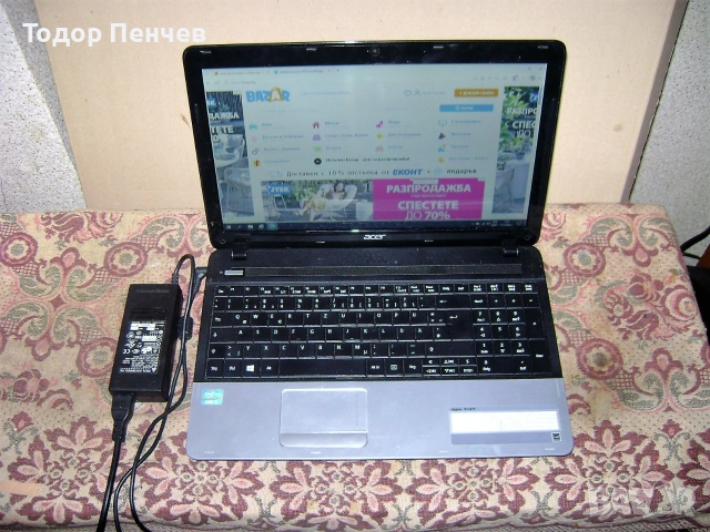 Acer Aspire E1-571 - Core i3, 6 GB RAM, 500 GB HDD, зарядно, батерия